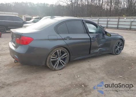 2015 BMW 335I из США, поврежденный, VIN WBA3A9G55FNT09634